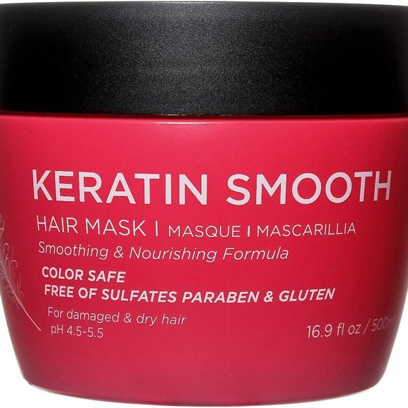 LUSETA Keratin Smooth Hair Mask - Color Safe Nourshing Formula 16.9 oz - Picture 5 of 5